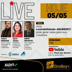 LIVE#1 – Uma contabilidade difeRENT! pode gerar caixa para sua Locadora.