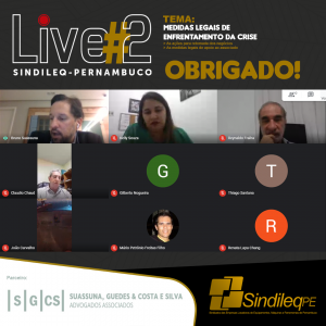 Sindileq-PE em Parceria com S | G | CS Advogados Associados realizou a 2# Live